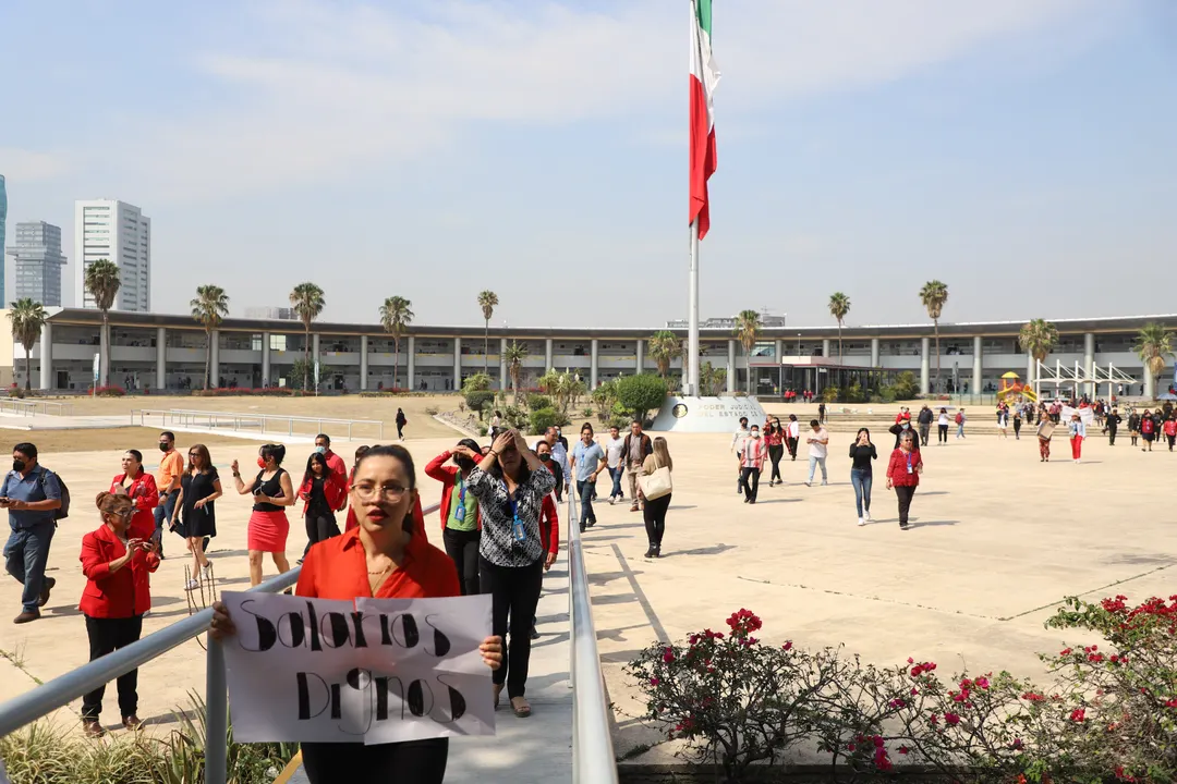 Protestas Poder Judicial de Puebla