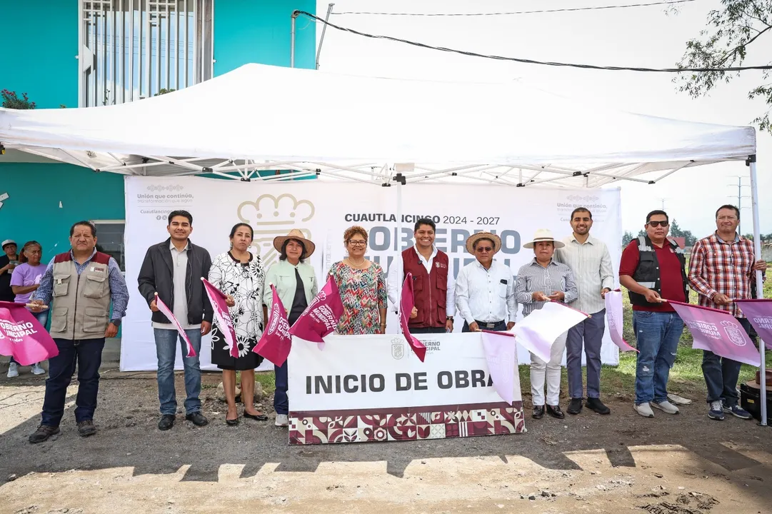 Pavimentación en San Lorenzo Almecatla