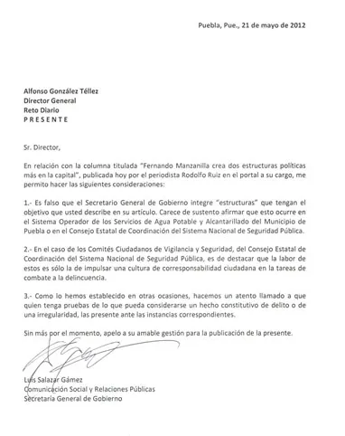 Secretaría General de Gobierno niega crear estructuras políticas