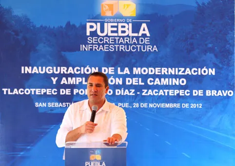 Más caminos y kilómetros de carretera para la Sierra Negra de Puebla
