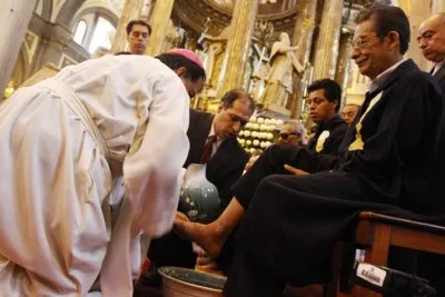 Se realiza en Catedral el lavatorio de pies