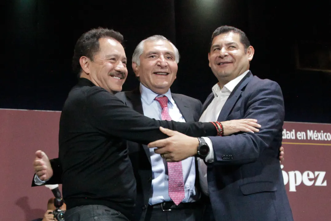 Adán Augusto López, Nacho Mier y Alejandro Armenta