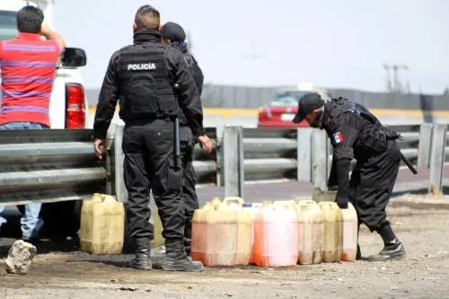 Policía Federal recuperó más de 6 mil litros de combustible robado