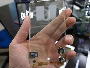 Un smartphone muy transparente
