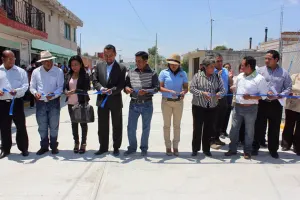Alcalde de Cuautlancingo entrega primeras obras a ciudadanos