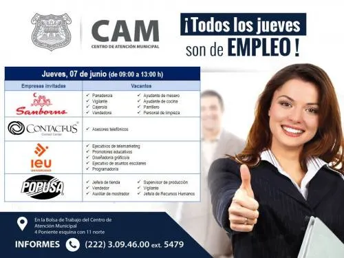 Los jueves son de empleo en Puebla