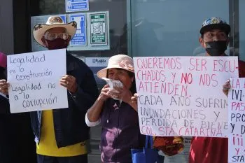 Habitantes de Totimehuacán piden se detenga la construcción de fraccionamientos en la zona