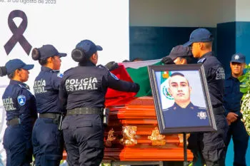 Sergio Salomón Céspedes exige penas máximas para el grupo delictivo que mató a un policía estatal en Xoxtla