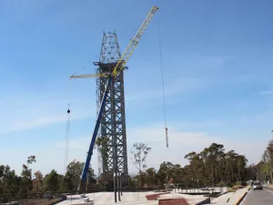 Cancelan colocación de cableado del Teleférico por mal tiempo