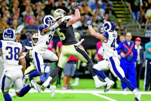 Saints vs Rams reeditarán el juego de campeonato de la Liga Nacional de 2018