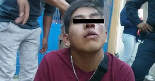Detienen y golpean a joven que intentó apuñalar a comerciante en la zona de Los Fuertes
