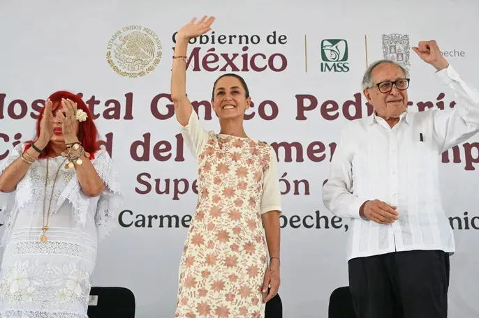 Supervisa Claudia Sheinbaum nuevo hospital del IMSS en Campeche; será inaugurado el 30 de octubre