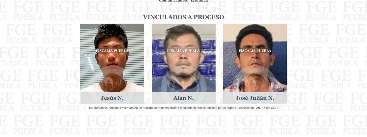 Vinculados a proceso en Tehuacán