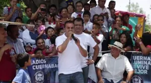Cuauhtémoc Blanco equivoca de partido y pide votar por PRD