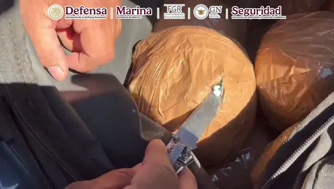 Detencion Sinaloa Maletas Fentanilo Cristal