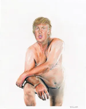 El desnudo ‘artístico’ de Donald Trump que nadie quiere ver en EU