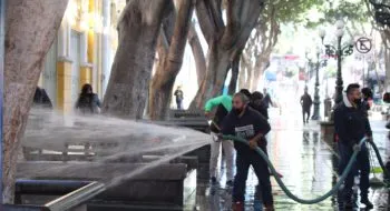 Ayuntamiento de Puebla pedirá a las empresas donar sus aguas tratadas para regar parques y jardineras