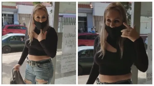 #LadyMaquillaje, mujer se niega a usar el cubrebocas porque se le arruina la “pintura”