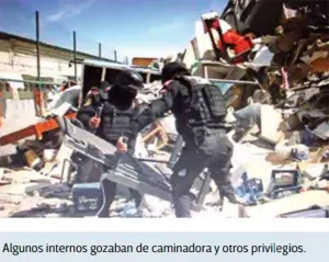 Destruyen las celdas de El Credo y El Z-27; eran espaciosas y lujosas