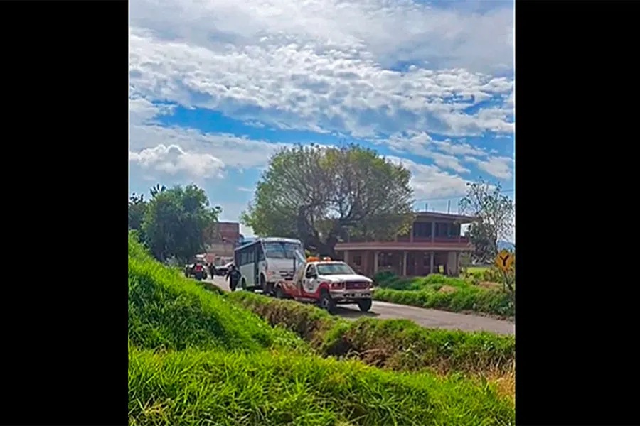 Microbus Atropello Camino A Nexatengo