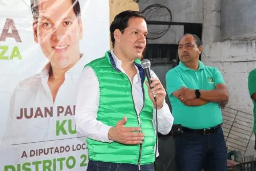 Chaín, el candidato de las propuestas del siglo 21: Partido Verde Puebla