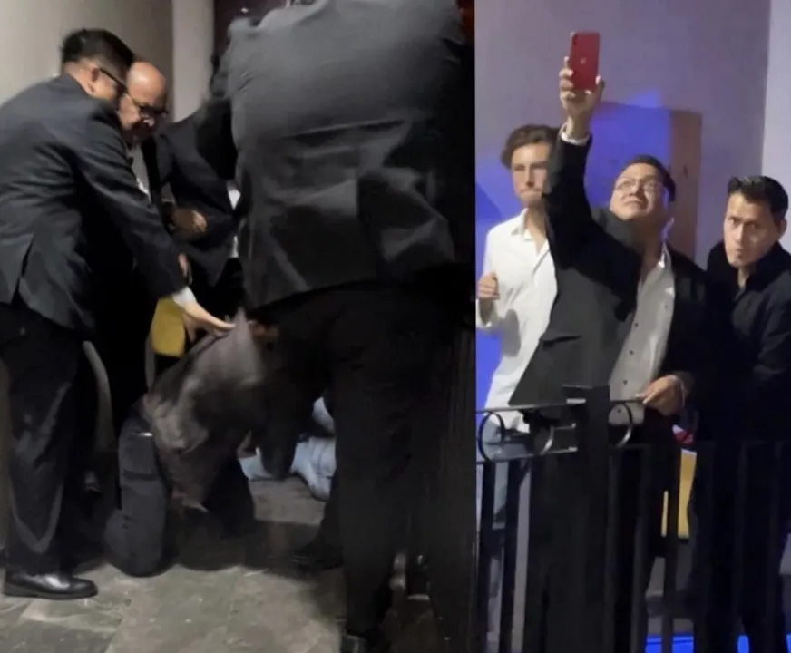 Pseudopolítico borracho provocó golpiza en el bar Ferina de Puebla