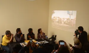 Denuncia Roxana Luna que Policía Ministerial la encañonó