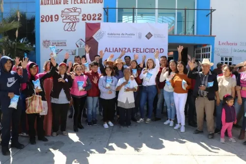 Entrega Bienestar 74 mil litros de leche para la región de Texmelucan