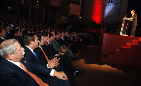 Acompaña RMV a gobernador de Aguascalientes en su segundo informe de gobierno