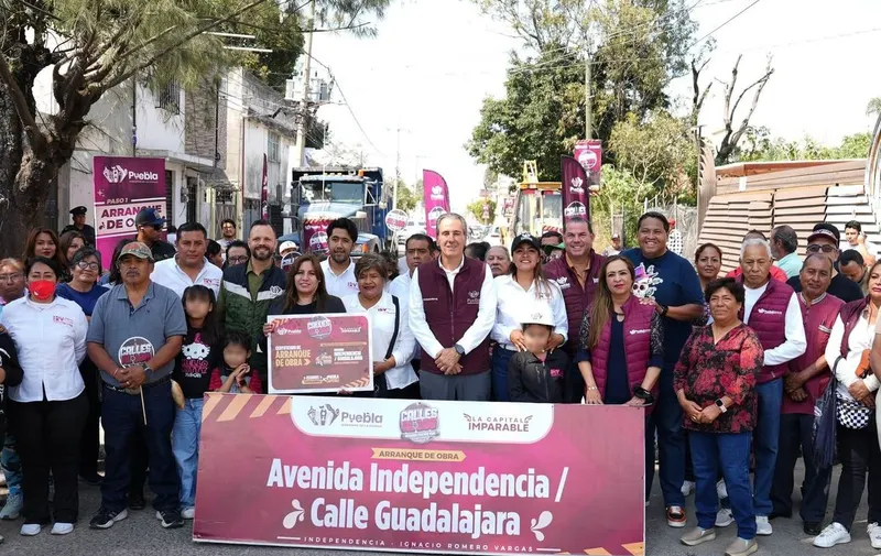 Inicia Ayuntamiento de Puebla rehabilitación vial en Ignacio Romero Vargas; beneficiará a 14 mil habitantes