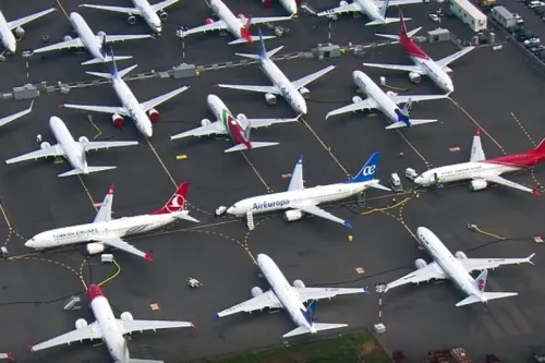 Más de cien Boeing 737 Max permanecen aparcados en fábrica de Renton