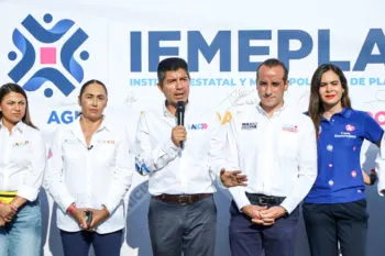 Presenta Eduardo Rivera estrategia para mejora de la Zona Metropolitana de Puebla