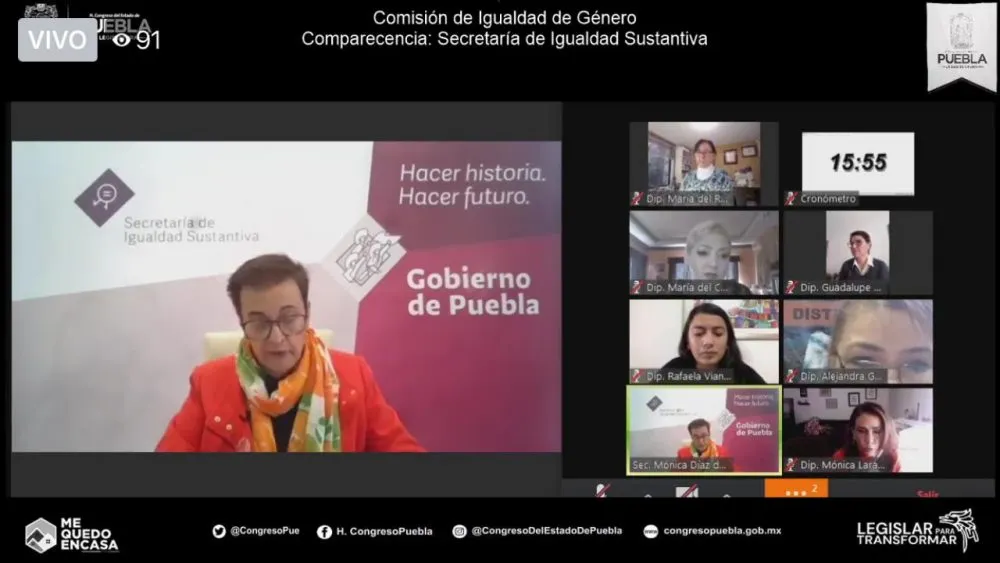 En Comisión del Congreso, comparece la titular de la Secretaría de Igualdad Sustantiva