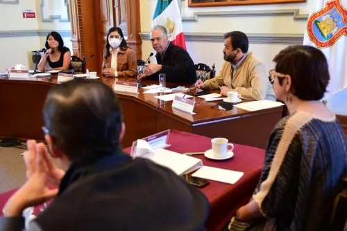 Ayuntamiento de Puebla y empresarios construyen acuerdos el proyecto del corredor 5 de Mayo