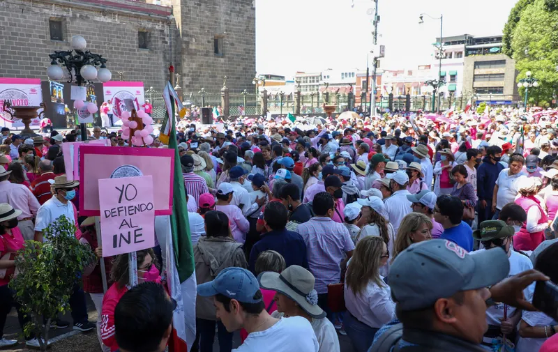 Marcha INE 2023 Puebla