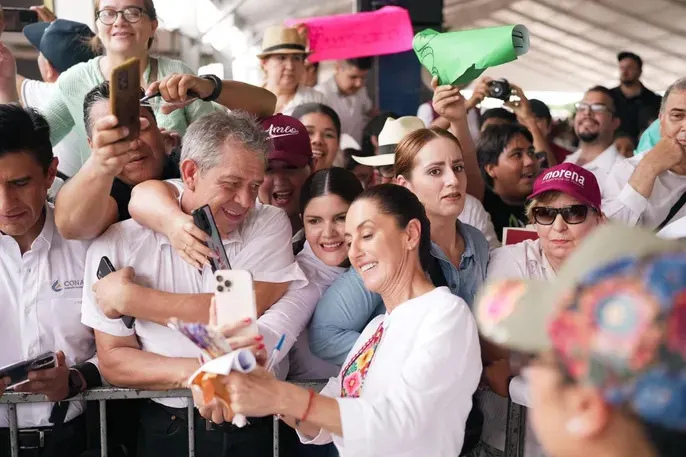 "Vamos a seguir apoyando a Sinaloa": Claudia Sheinbaum refrenda su compromiso a favor del desarrollo en el norte del país