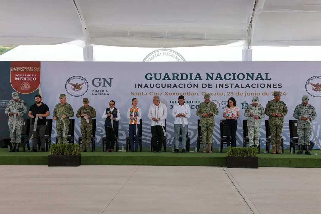 Claudia Sheinbaum Guardia Nacional Oaxaca