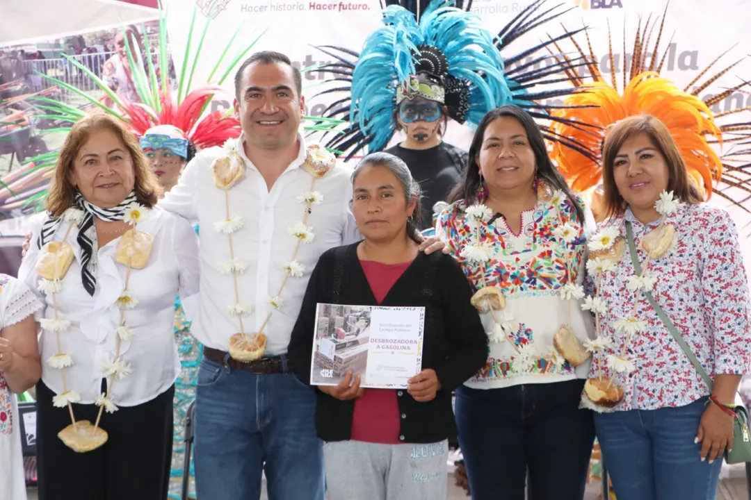 Gobierno del Estado beneficia a productores de Sierra Nororiental