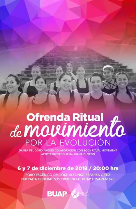 Danza del cotidiano se presentará en el foro escénico del CCU BUAP