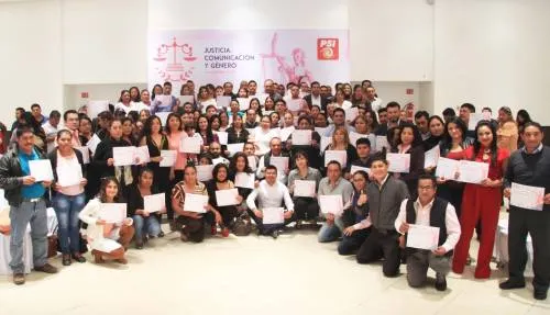 PSI ofreció a sus líderes conferencias en materia de justicia, comunicación y género