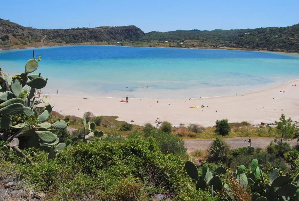 Lago volcánico Italia