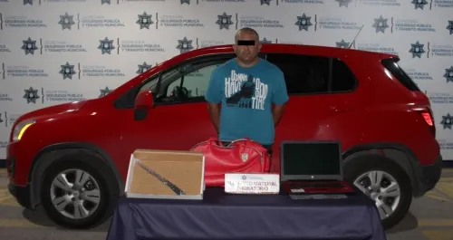 SSC de Puebla detiene de hombre por robo a casa habitación