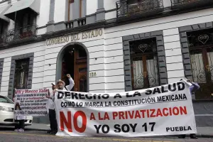 Día de manifestaciones en el Congreso