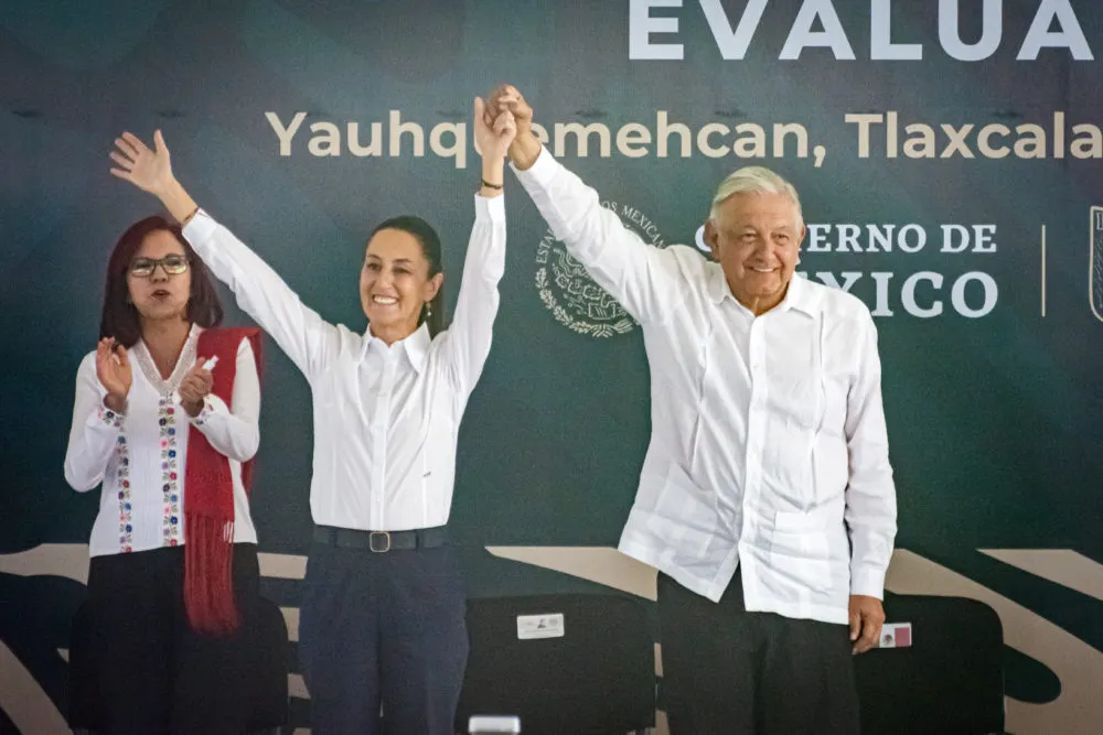 AMLO y Claudia Sheinbaum