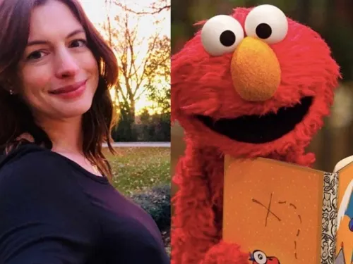 Anne Hathaway se une a Plaza Sésamo para hablar sobre coronavirus