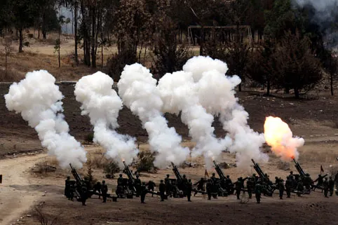 Escenifican la Batalla del 5 de Mayo