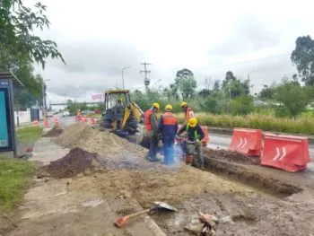 Construye Agua de Puebla nuevo colector pluvial en zona de Chapulco, para prevenir encharcamientos