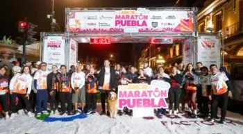 Maratón de Puebla 2025: fiesta deportiva reúne a 20 mil personas en el zócalo de la ciudad