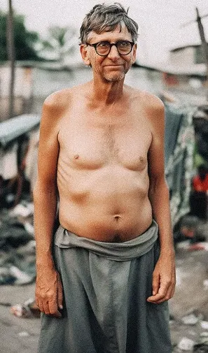 Hombres más rico del mundo en pobreza