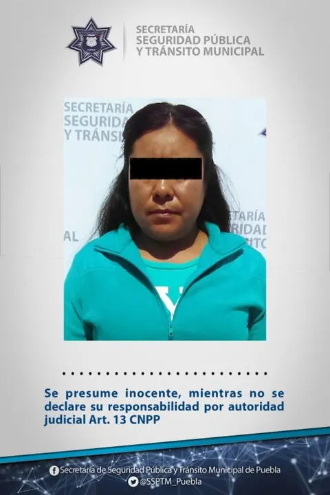 Asegura policía municipal a fémina por robo a casa habitación